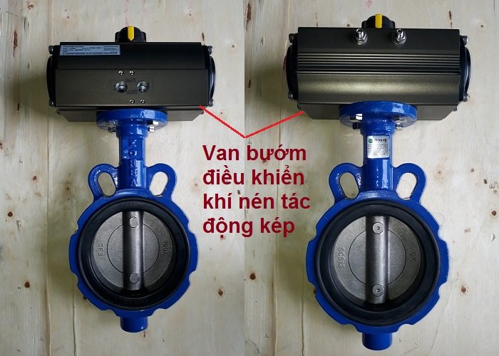 Van bướm điều khiển khí nén