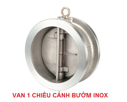 van một chiều cánh bướm inox